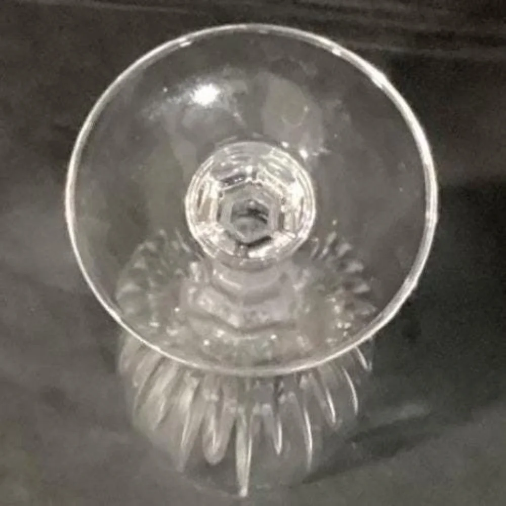 2 Mikasa Arctic Lights crystal pattern Iced Tea Glasses